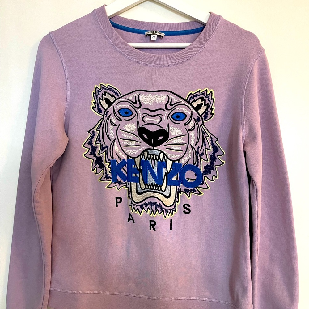 KENZO Tiger Embroidered Sweatshirt Size M